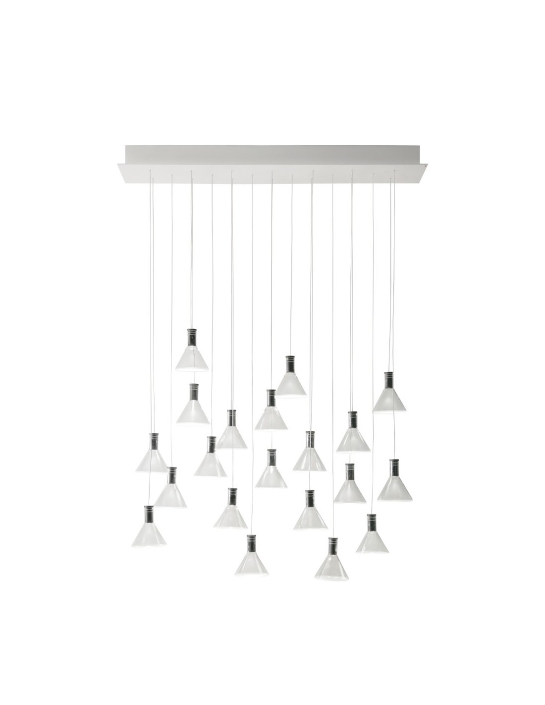 Fabbian Multispot Polair F32 A49 lampadario moderno 20 luci