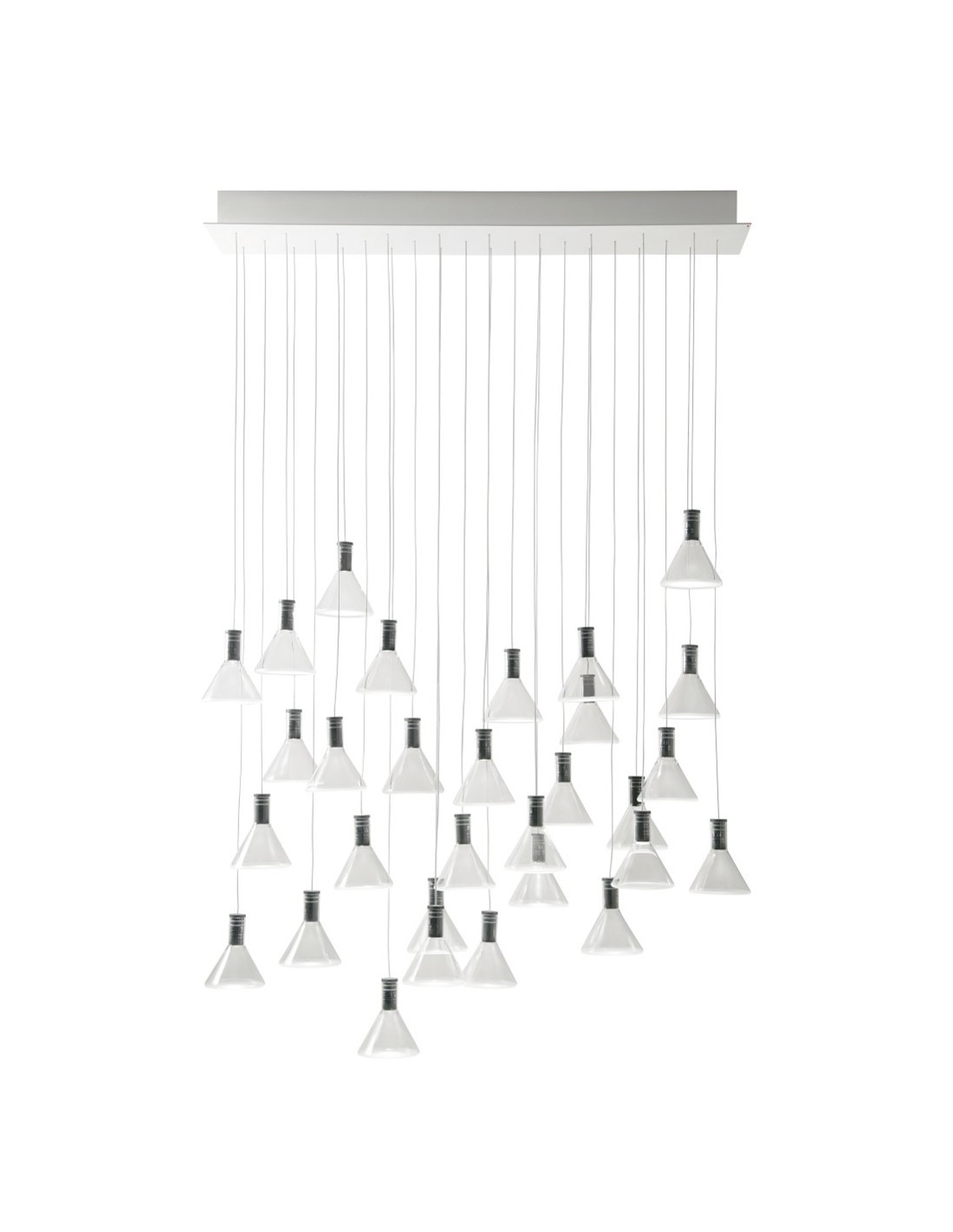 Fabbian Multispot Polair F32 A50 lampadario moderno 30 luci