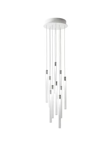 Fabbian Multispot Tooby F32 A03 sospensione moderna 10 luci