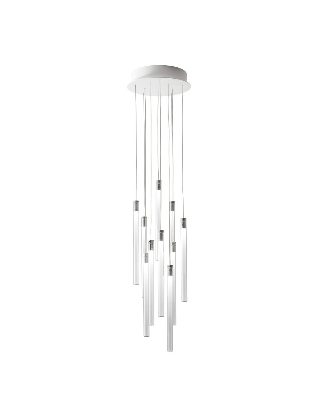 Fabbian Multispot Tooby F32 A03 sospensione moderna 10 luci