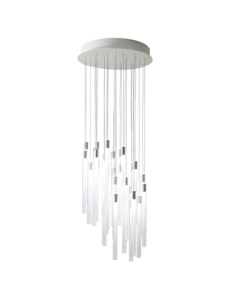 Fabbian Multispot Tooby F32 A05 sospensione moderna 30 luci
