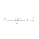 Gea Luce GAP562-563 applique LED 24W IP44 disegno tecnico
