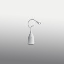 Gea Luce Nekkar L lampada da tavolo LED Bianco lucido
