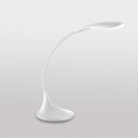 Gea Luce Nunki L lampada da tavolo LED Bianco lucido