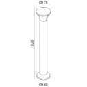 Gea Luce GES2271 paletto E27 IP54 970 mm