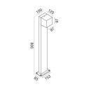 Gea Luce GES2302 paletto LED 10W IP65 800 mm