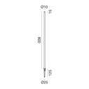 Gea Luce GES2414 paletto LED 0.5W IP65 800 mm