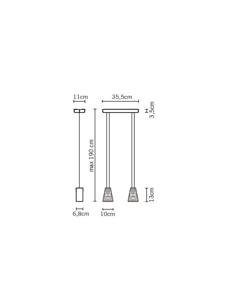Fabbian Vicky D69 A03 Lampada a sospensione moderna