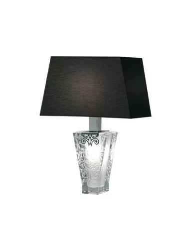 Fabbian Vicky D69 B03 da tavolo con paralume in tessuto