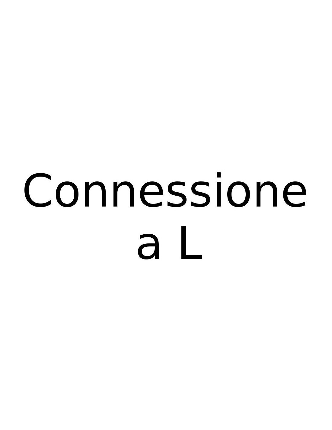 Connessione a L per articoli 9010