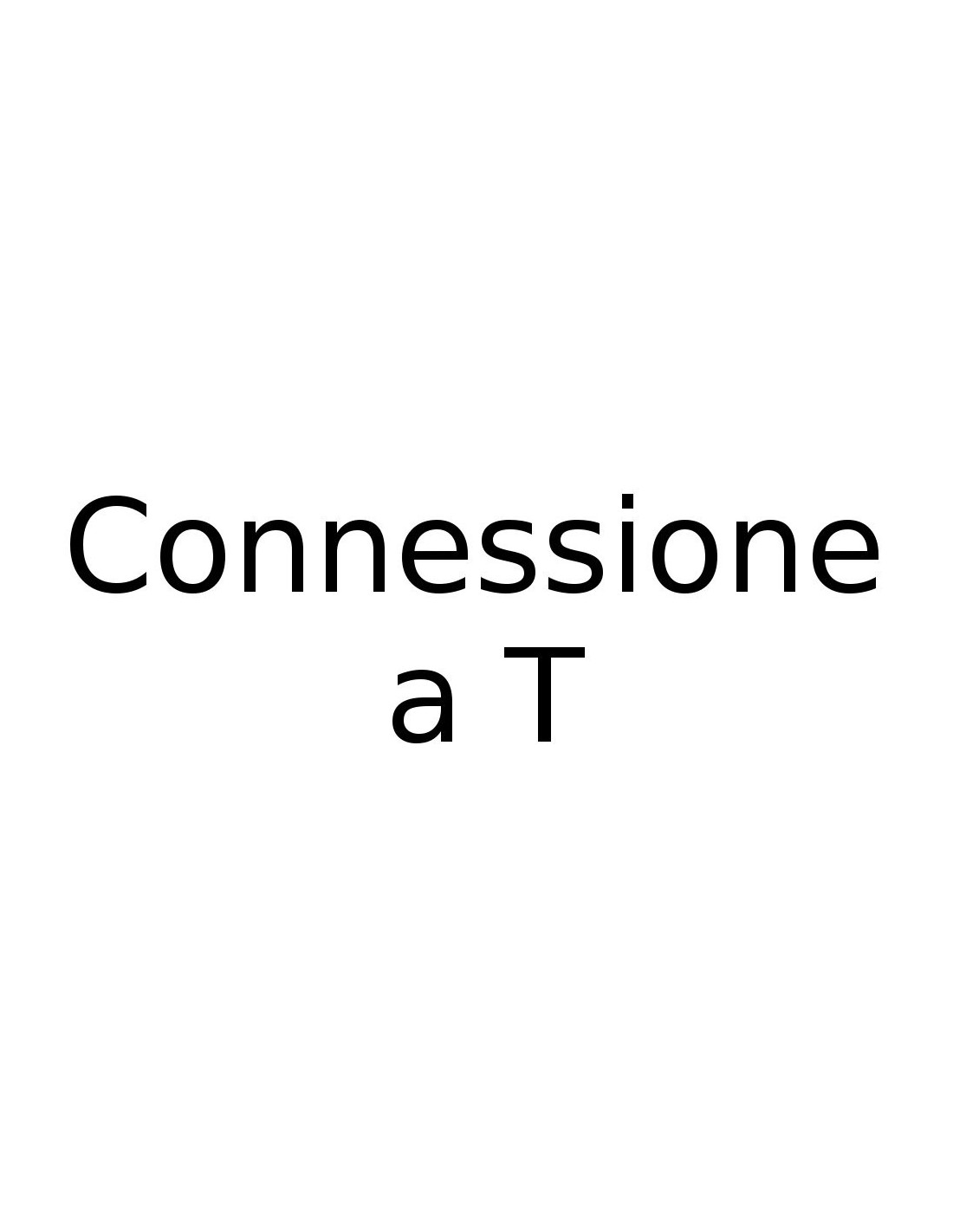 Connessione a T per articoli 9010