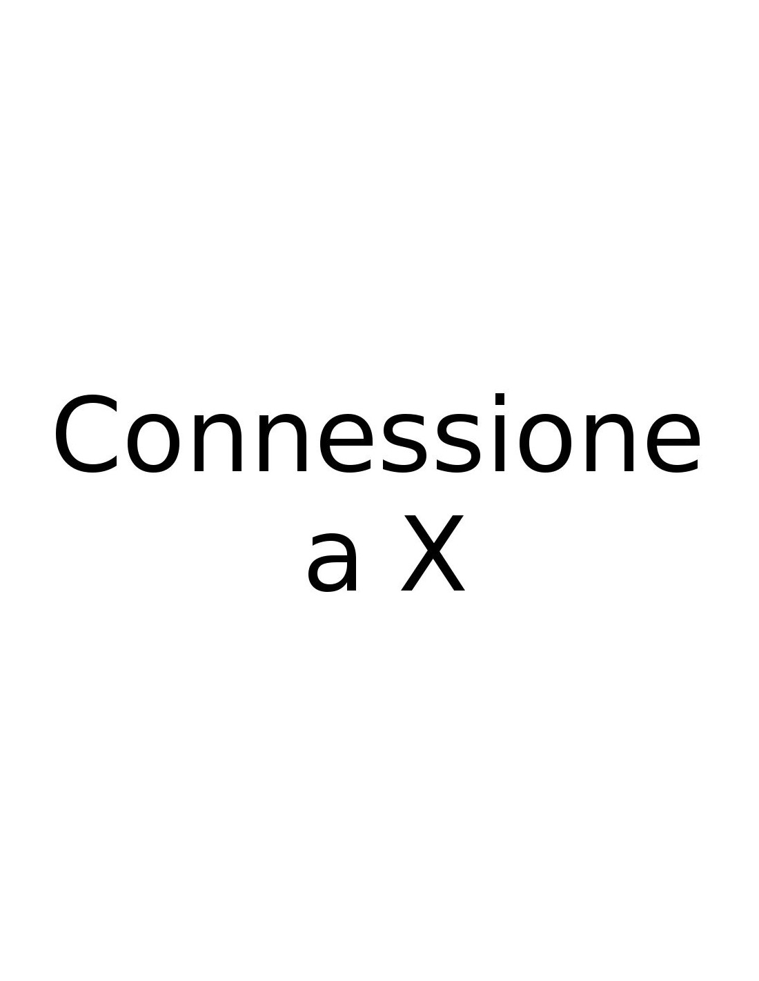 Connessione a X per articoli 9010