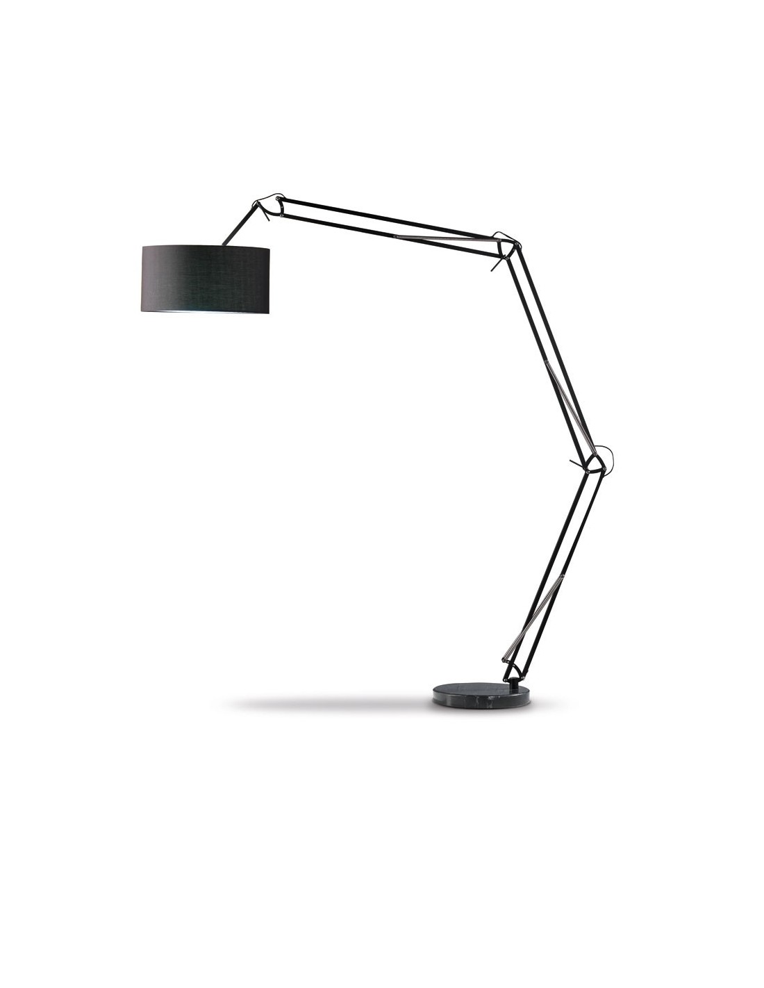 Tecna di Pan International lampade a braccio da terra, lampada alogena da terra, piantane per camera da letto