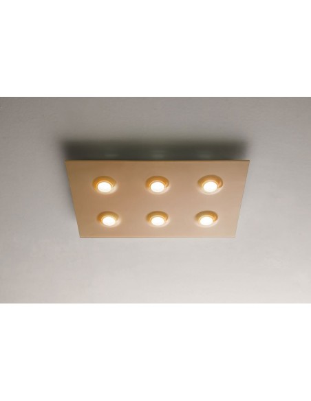 Elesi Pois 01220/6 plafoniera moderna 6 led dimmerabile