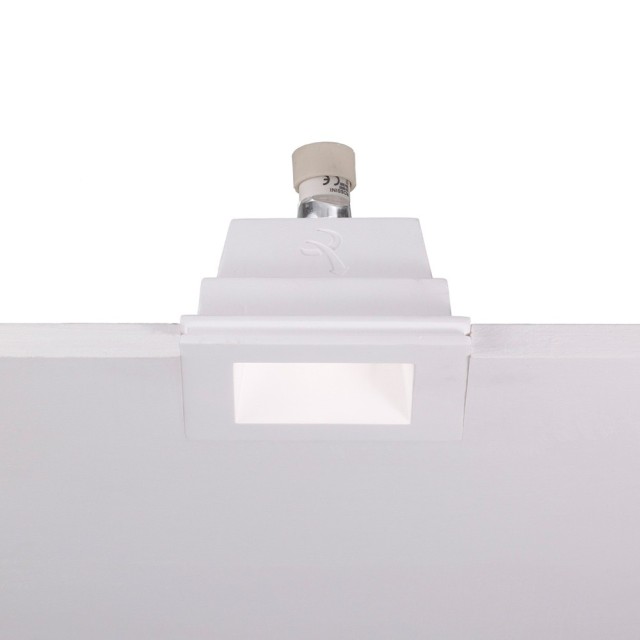 Rossini Wiki 9831 : spots encastrables carrés en plâtre, spot escamotable en plâtre pour faux-plafond
