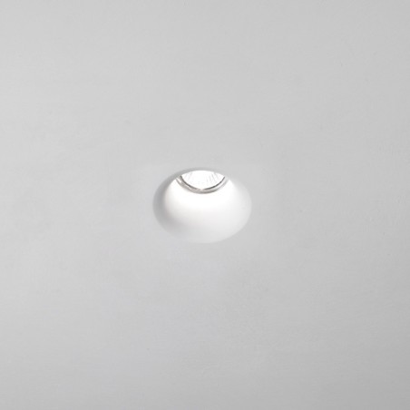 Rossini Agar 9836 : spots encastrables en plâtre de forme ronde, spots Rossini en plâtre, spots encastrables en plâtre