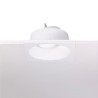 Rossini Fico 9837 faretti incasso cartongesso a scomparsa, portafaretti in gesso verniciabili, portafaretto gesso