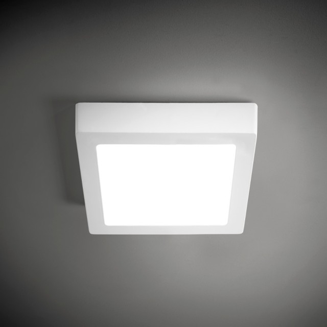 Plafoniera led quadrata 17x17 VPL01 12 Vivida