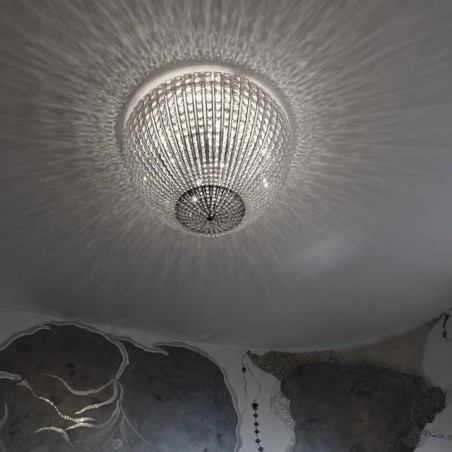 Marchetti Helios PL 50 plafoniera moderna in cristallo diametro 50 cm