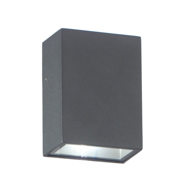 Rossini Borg BOR001 applique moderna led da esterno-antracite, 3000°k