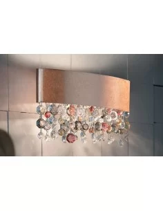 Masiero Olà A1 OV 30 applique Led rame