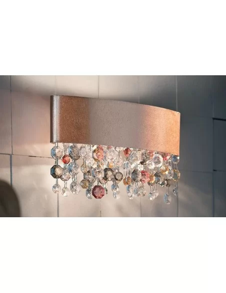 Masiero Olà A1 OV 30 applique Led rame