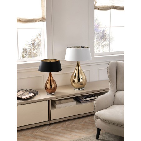 Cangini e Tucci Zoe LUXXL1303 lampada da tavolo vetro trasparente, lampada da tavolo cristallo prezzi