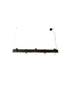 Marchetti Minimal S lampadario in metallo nero bianco rame