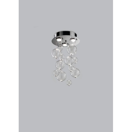 Bolero Metal lux plafoniera moderna diametro 30