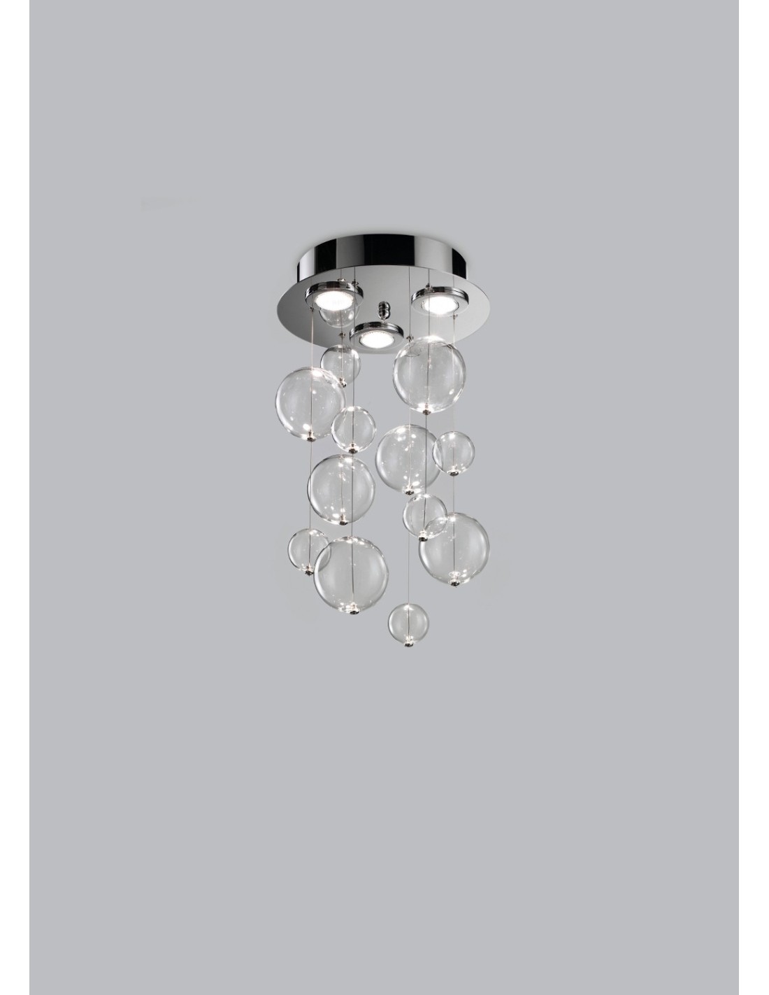 Bolero Metal lux plafoniera moderna diametro 30