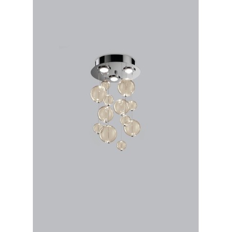 Bolero Metal lux plafoniera moderna diametro 30