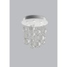 Bolero Metal lux plafoniera moderna diametro 60 cm
