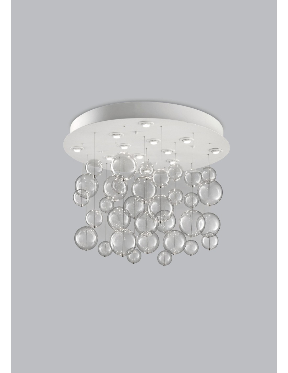 Bolero Metal lux plafoniera moderna diametro 100 cm