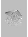Bolero Metal lux plafoniera moderna altezza 70 cm