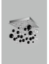 Bolero Metal lux plafoniera moderna altezza 70 cm
