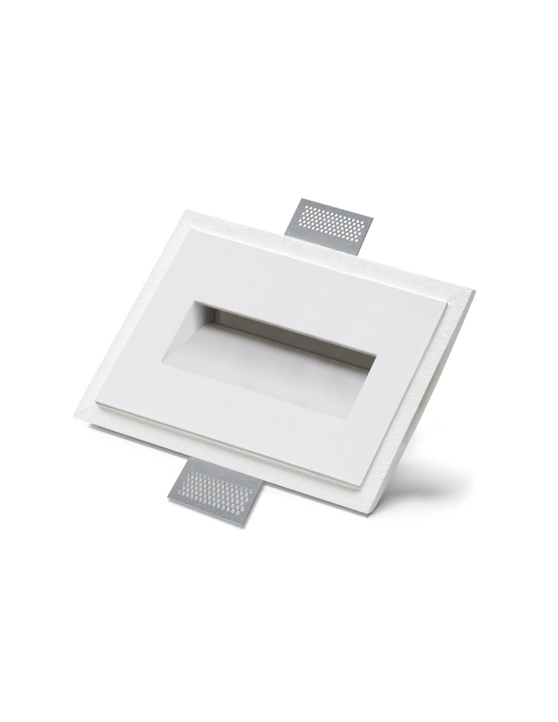 4155B faretto segnapasso per cartongesso e muratura di 9010