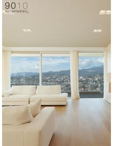 4180A faretto incasso doppio per cartongesso o muratura di 9010