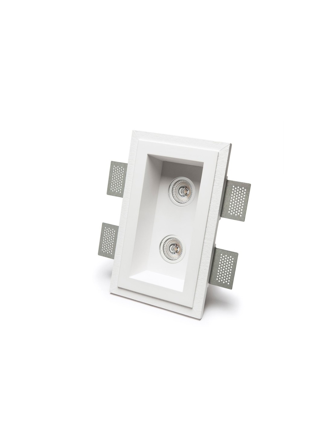 4210 di 9010 faretti in gesso doppio, faretti filo gesso, faretti gesso controsoffitto, belfiore faretti incasso gesso