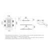 4210 faretto incasso rettangolare di 9010
