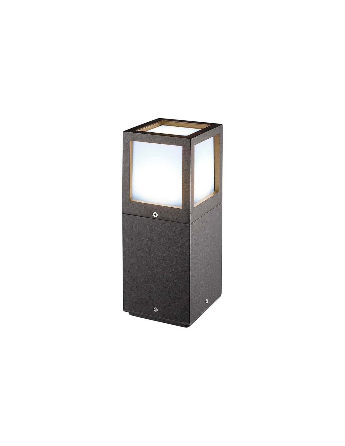 Rossini Oliver OLI001 lampioncini da esterno moderni led IP65 antracite, lampioni led esterno