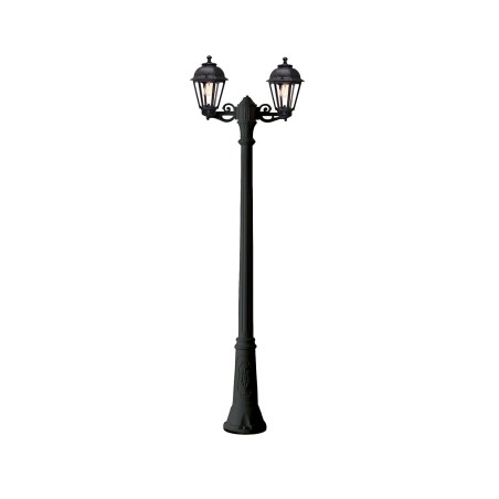Rossini Chris T.20600-2 : lampadaire de jardin haut à 2 lumières E27, IP44