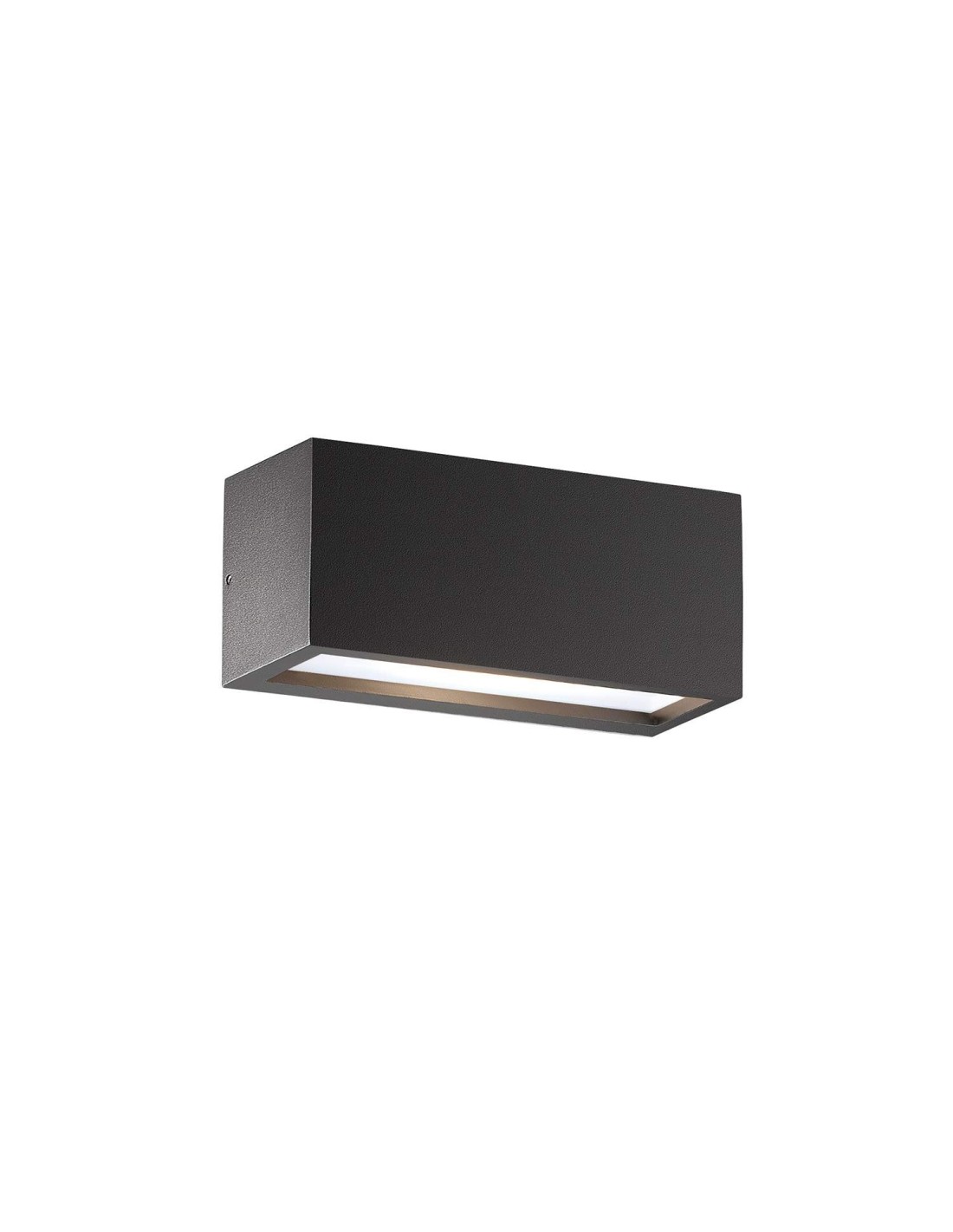 Rossini Guava GUA002 applique moderna rettangolare led da esterno-Antracite, 4000°k