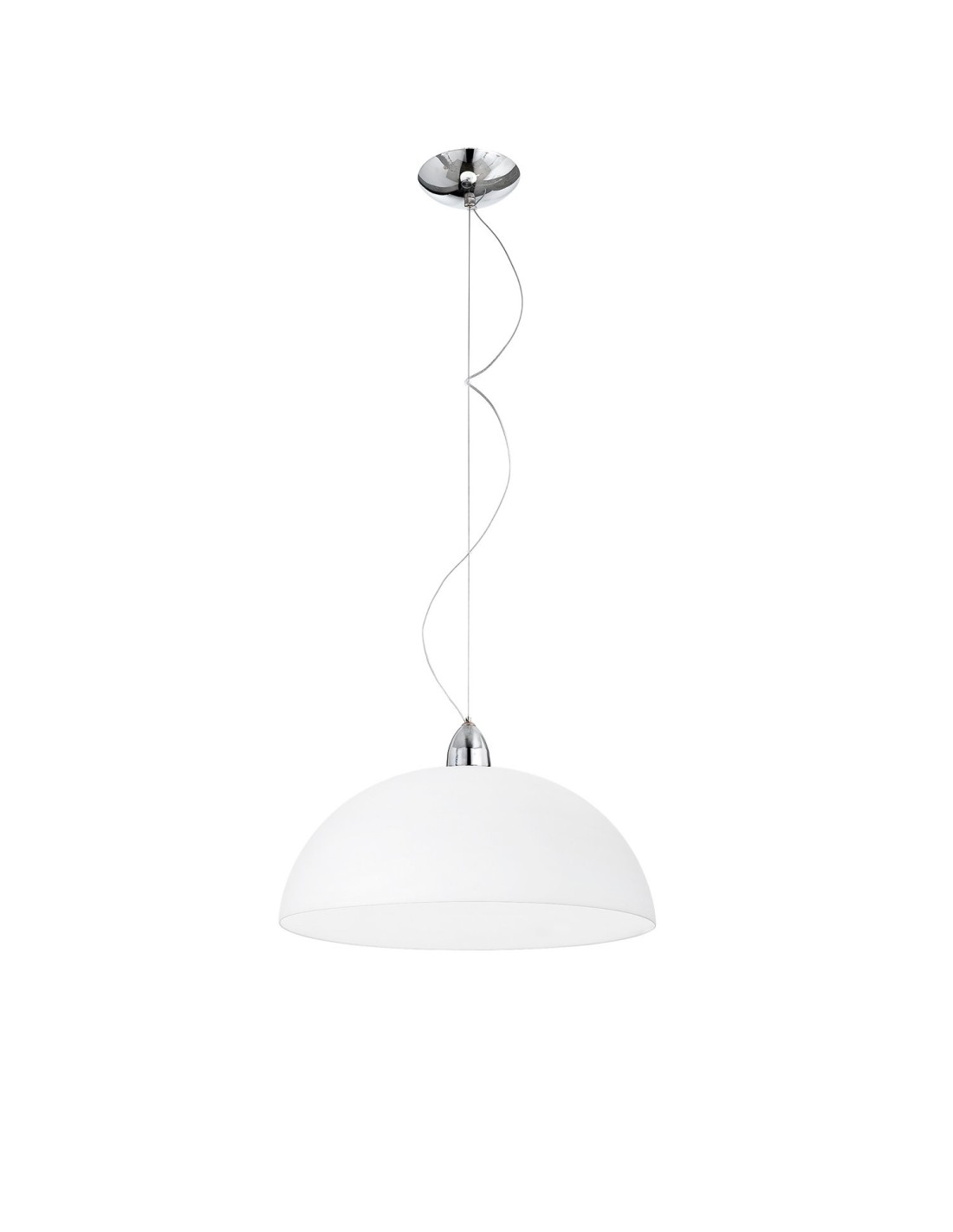 Rossini Isako 10801-40 Lampe de table pour cuisine en verre satiné blanc
