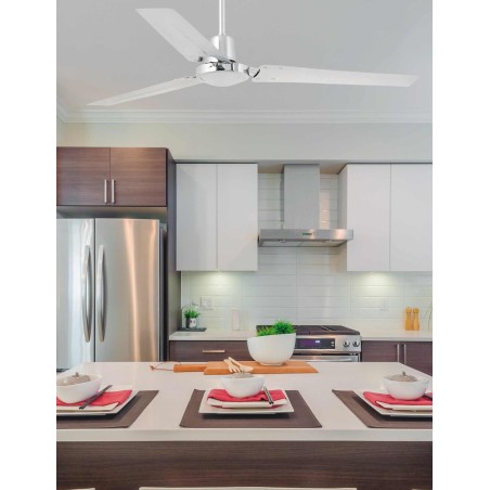 Faro Barcelona Indus ventilatore da soffitto a 3 pale 140 cm, pale a soffitto