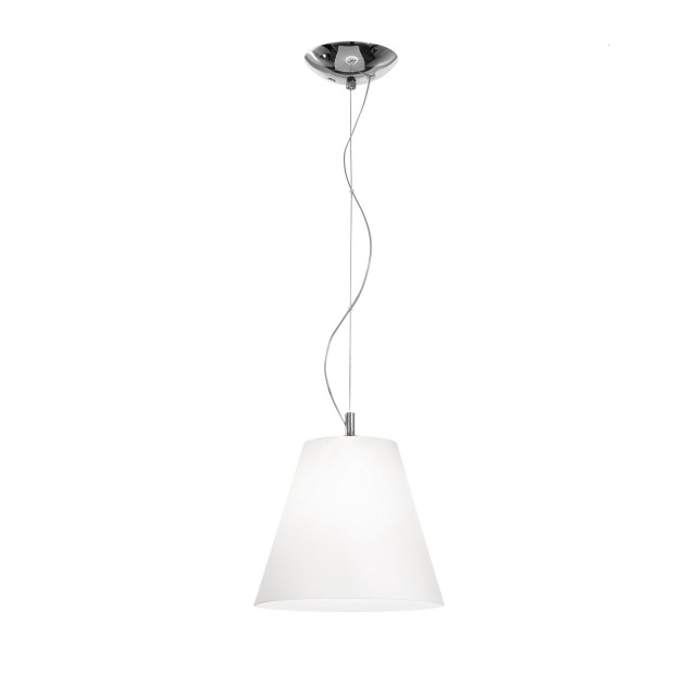Rossini Gloria 10850-20, lustre moderne en verre soufflé blanc
