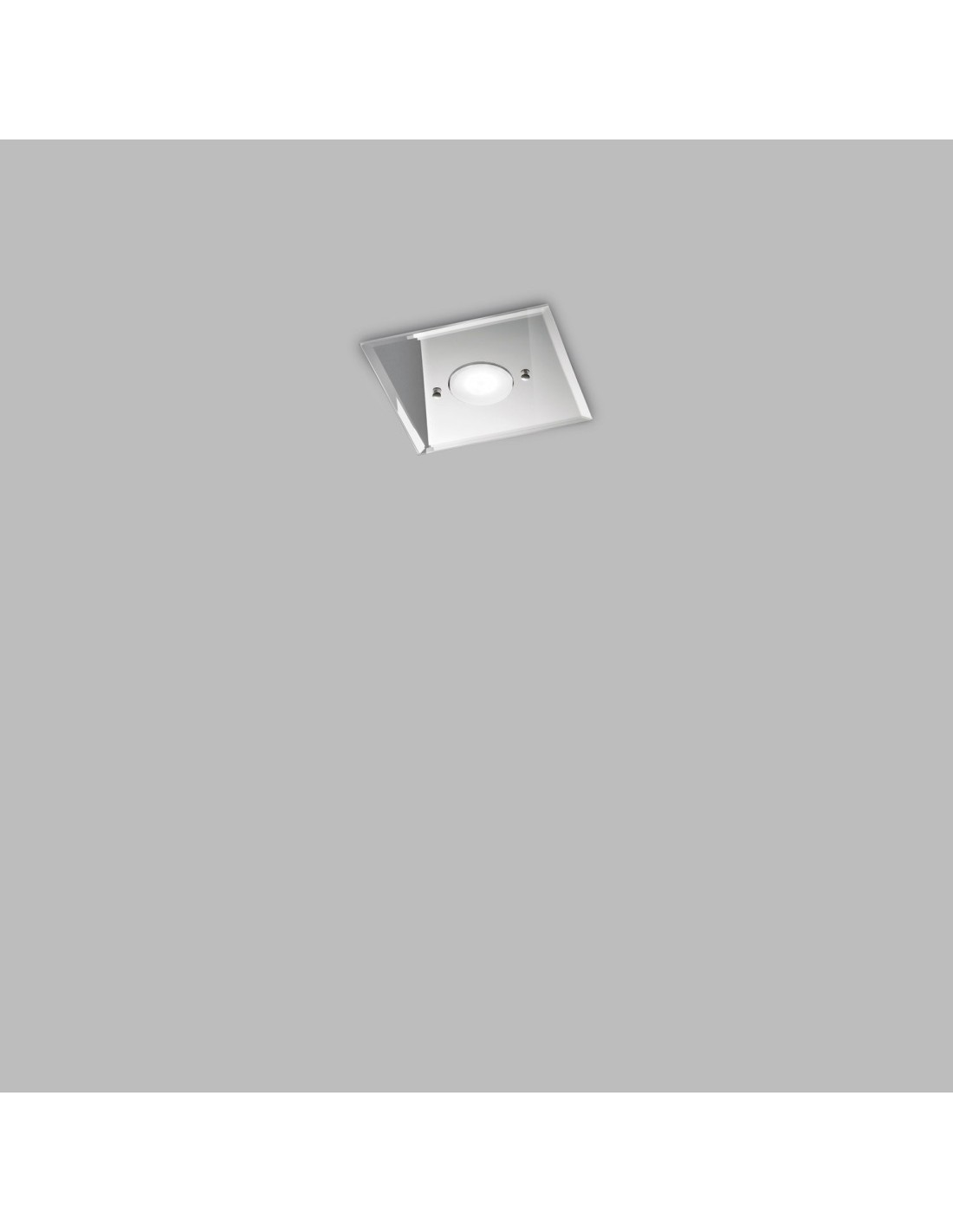 Dado 259.301 Metal lux plafoniera moderna in vetro