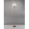 Global 262.730 Metal lux lampada da terra moderna brunito