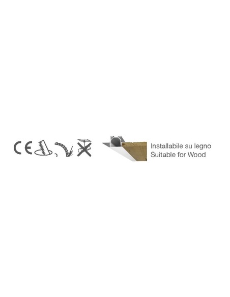 P004B di 9010 profilo in alumite per strip led 100 cm