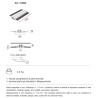 4189A di 9010 profilo da incasso per strisce led