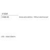 4189A di 9010 profilo da incasso per strisce led